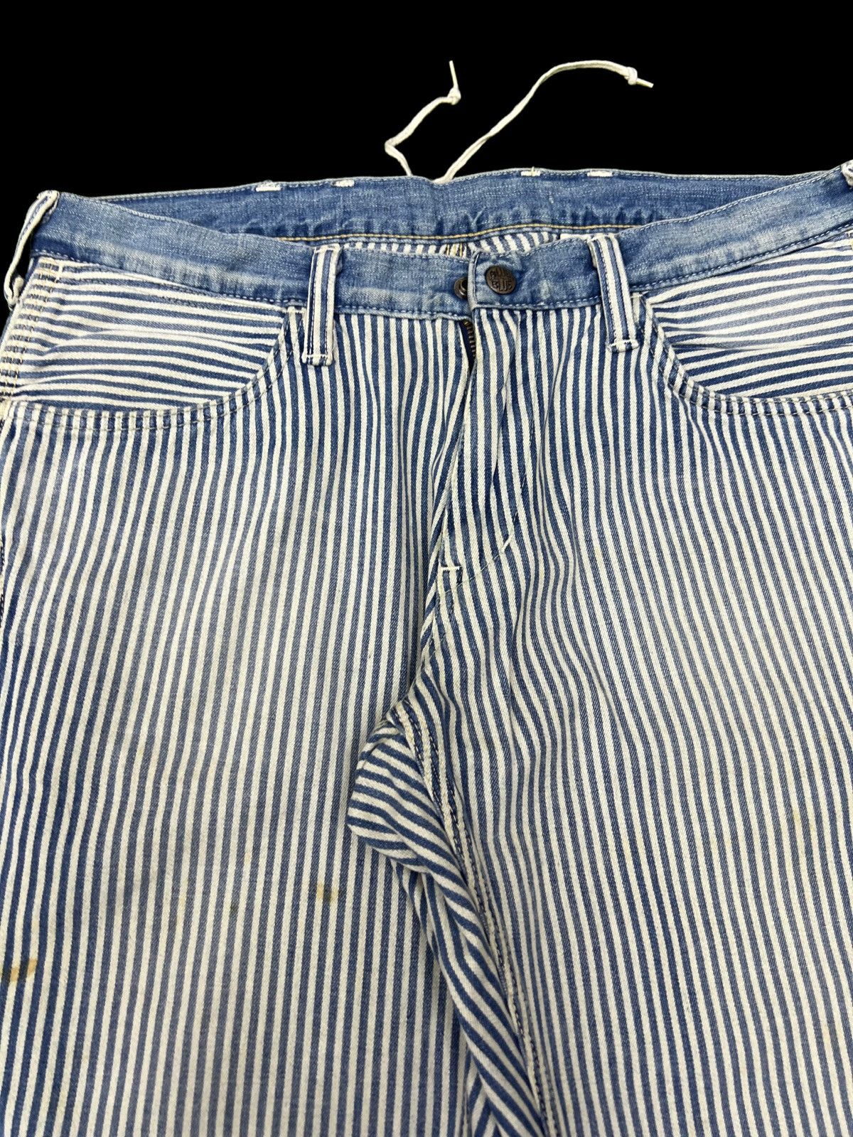 Blue Blue Japan × Designer VINTAGE Blue Blue Japan Hickory Pants Size US 32 / EU 48 - 12 Thumbnail