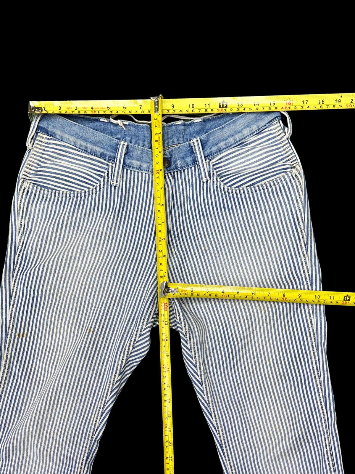 Blue Blue Japan × Designer VINTAGE Blue Blue Japan Hickory Pants Size US 32 / EU 48 - 20 Thumbnail
