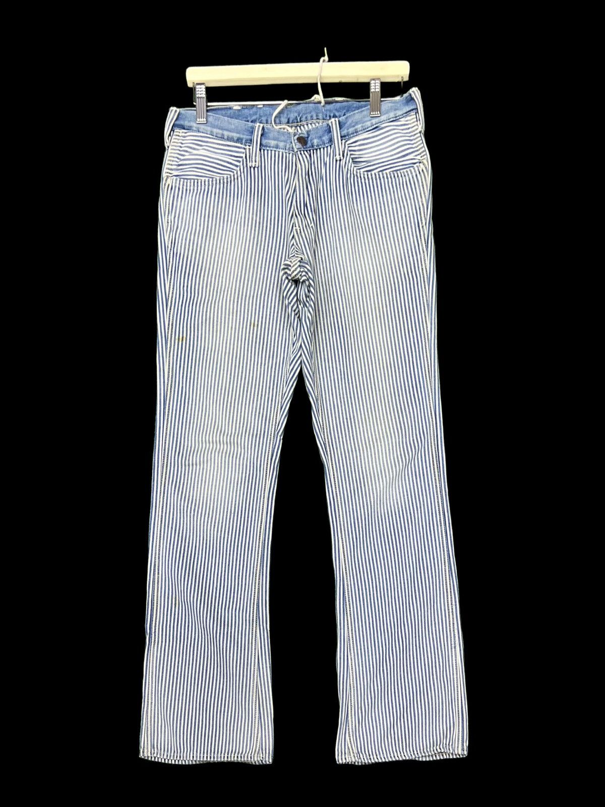 Blue Blue Japan × Designer VINTAGE Blue Blue Japan Hickory Pants Size US 32 / EU 48 - 2 Thumbnail