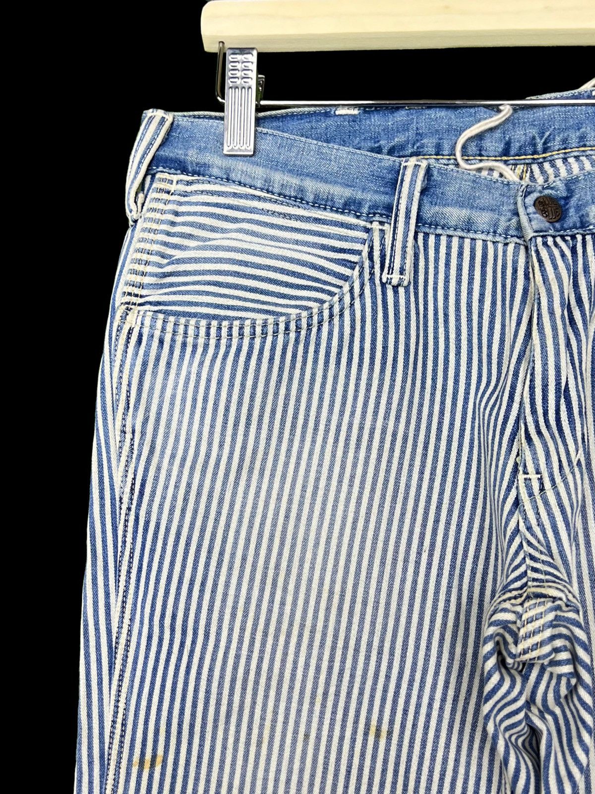 Blue Blue Japan × Designer VINTAGE Blue Blue Japan Hickory Pants Size US 32 / EU 48 - 14 Thumbnail