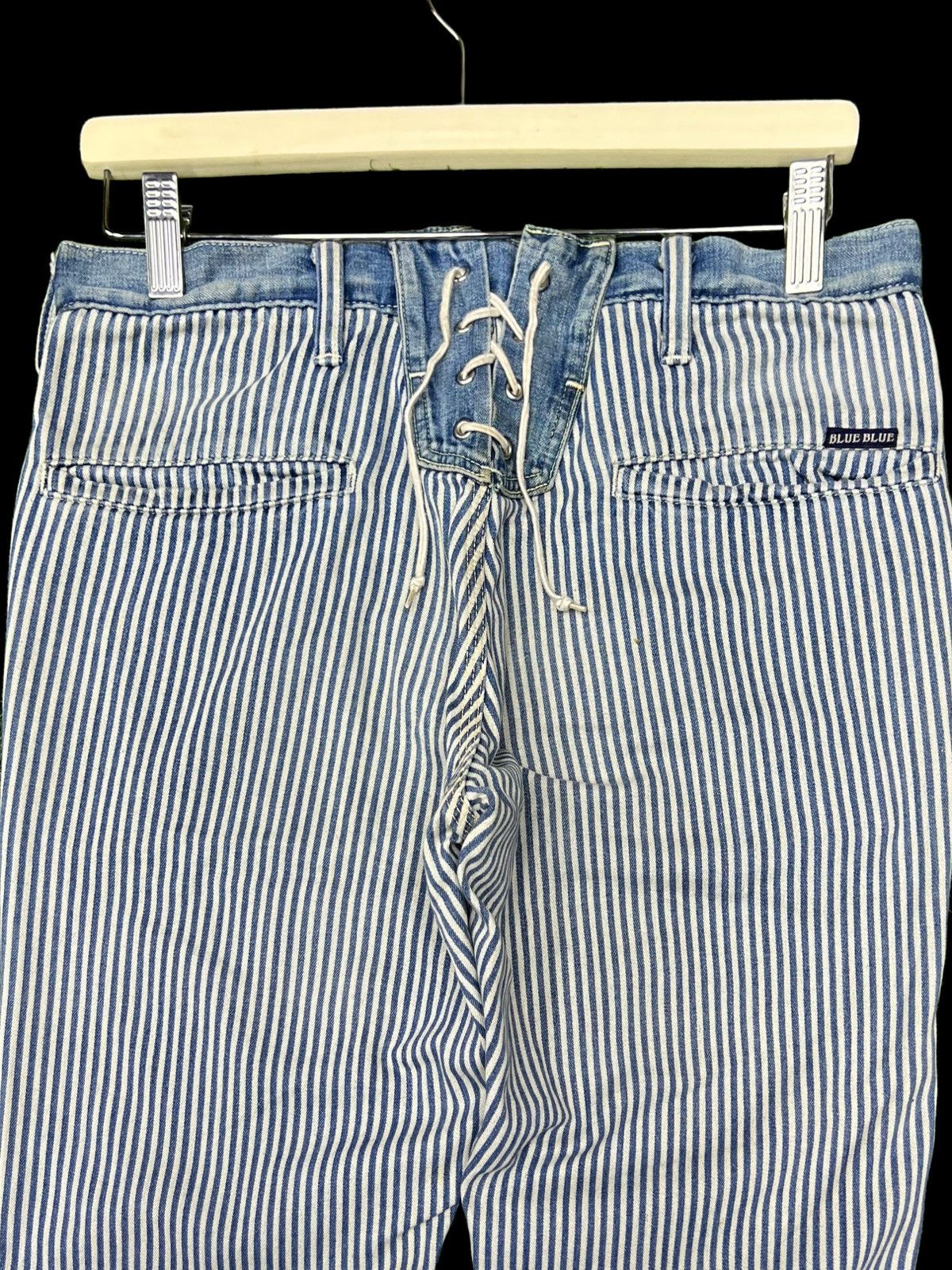 Blue Blue Japan × Designer VINTAGE Blue Blue Japan Hickory Pants Size US 32 / EU 48 - 4 Thumbnail