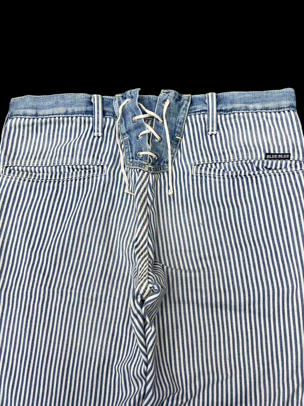 Blue Blue Japan × Designer VINTAGE Blue Blue Japan Hickory Pants Size US 32 / EU 48 - 6 Thumbnail