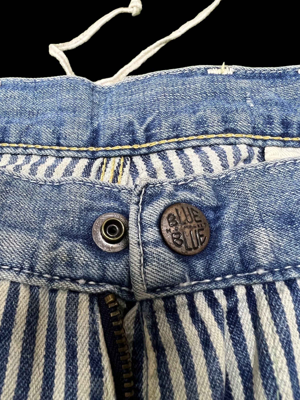 Blue Blue Japan × Designer VINTAGE Blue Blue Japan Hickory Pants Size US 32 / EU 48 - 11 Thumbnail