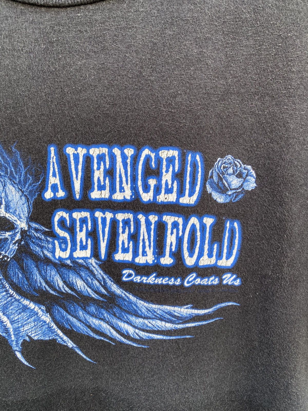 Band Tees × Vintage Vintage 00’s Avenged Sevenfold Band/Tour/Concert Tee Size US M / EU 48-50 / 2 - 4 Thumbnail