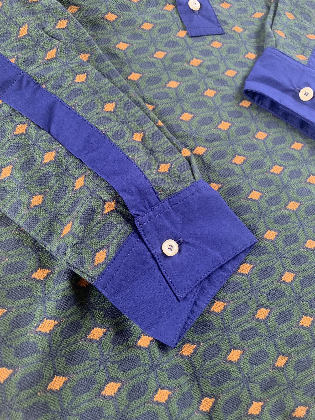 Vivienne Westwood o1rshd1 Argyle Multicolor Big Neck Polo, LS Size US M / EU 48-50 / 2 - 5 Thumbnail