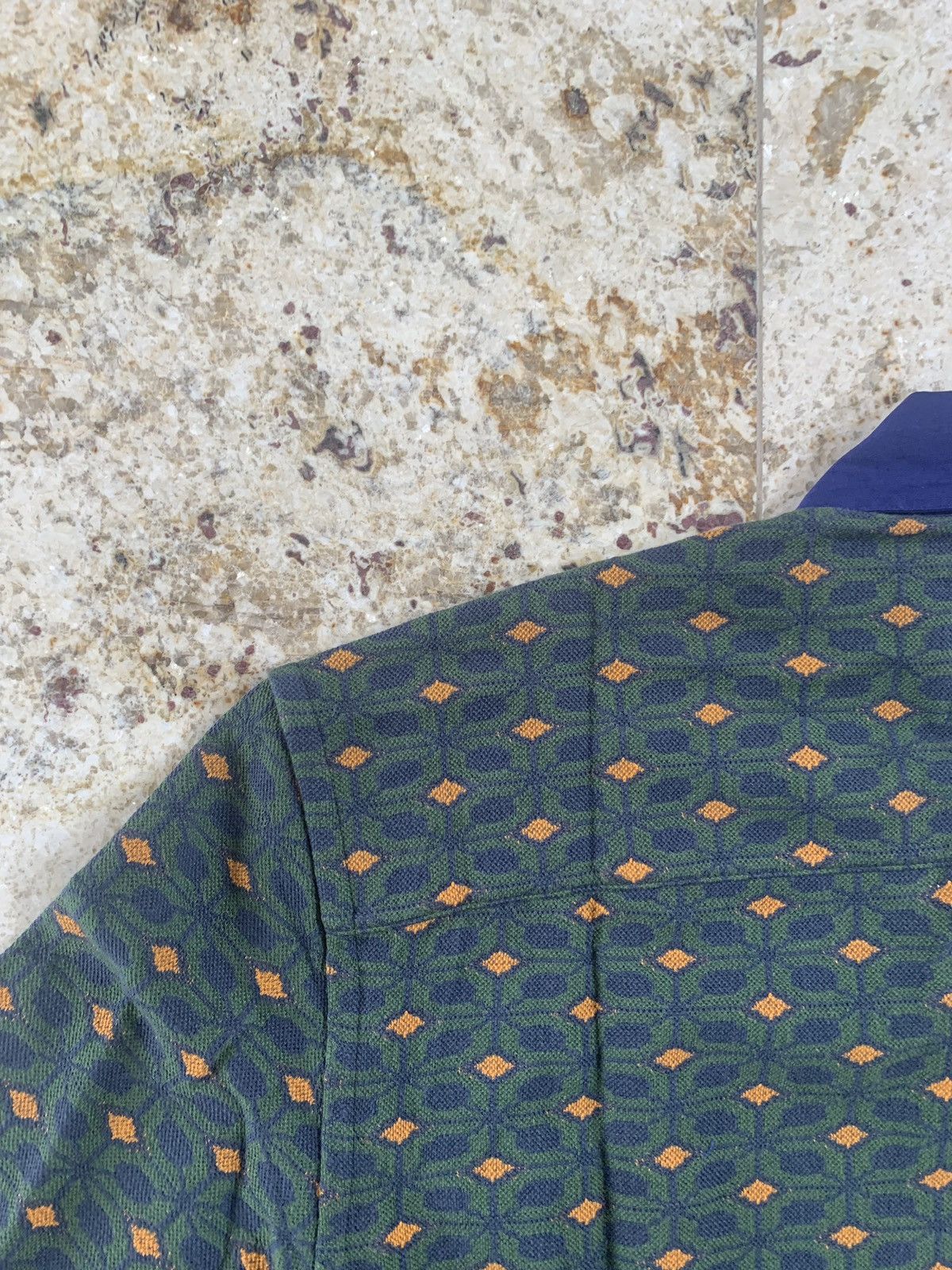 Vivienne Westwood o1rshd1 Argyle Multicolor Big Neck Polo, LS Size US M / EU 48-50 / 2 - 17 Thumbnail