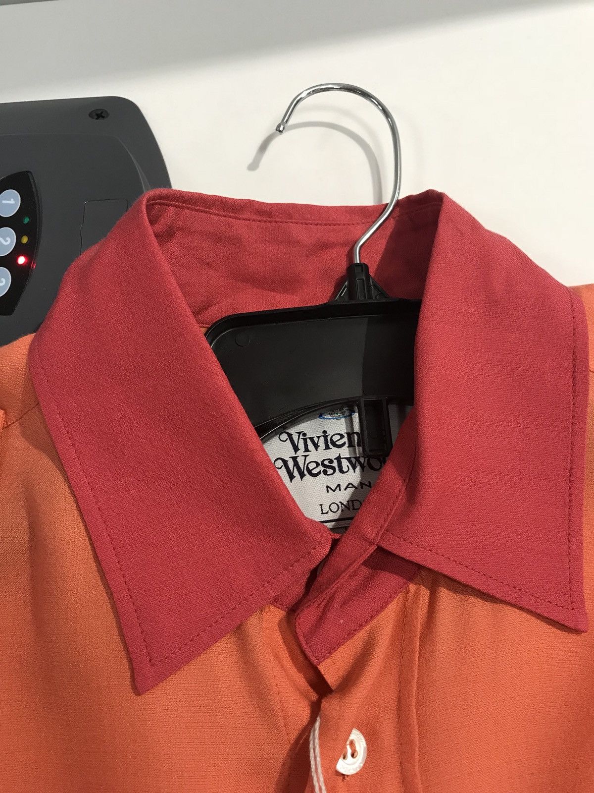 Vivienne Westwood Silk Blend Button Up In Orange Size US M / EU 48-50 / 2 - 9 Thumbnail