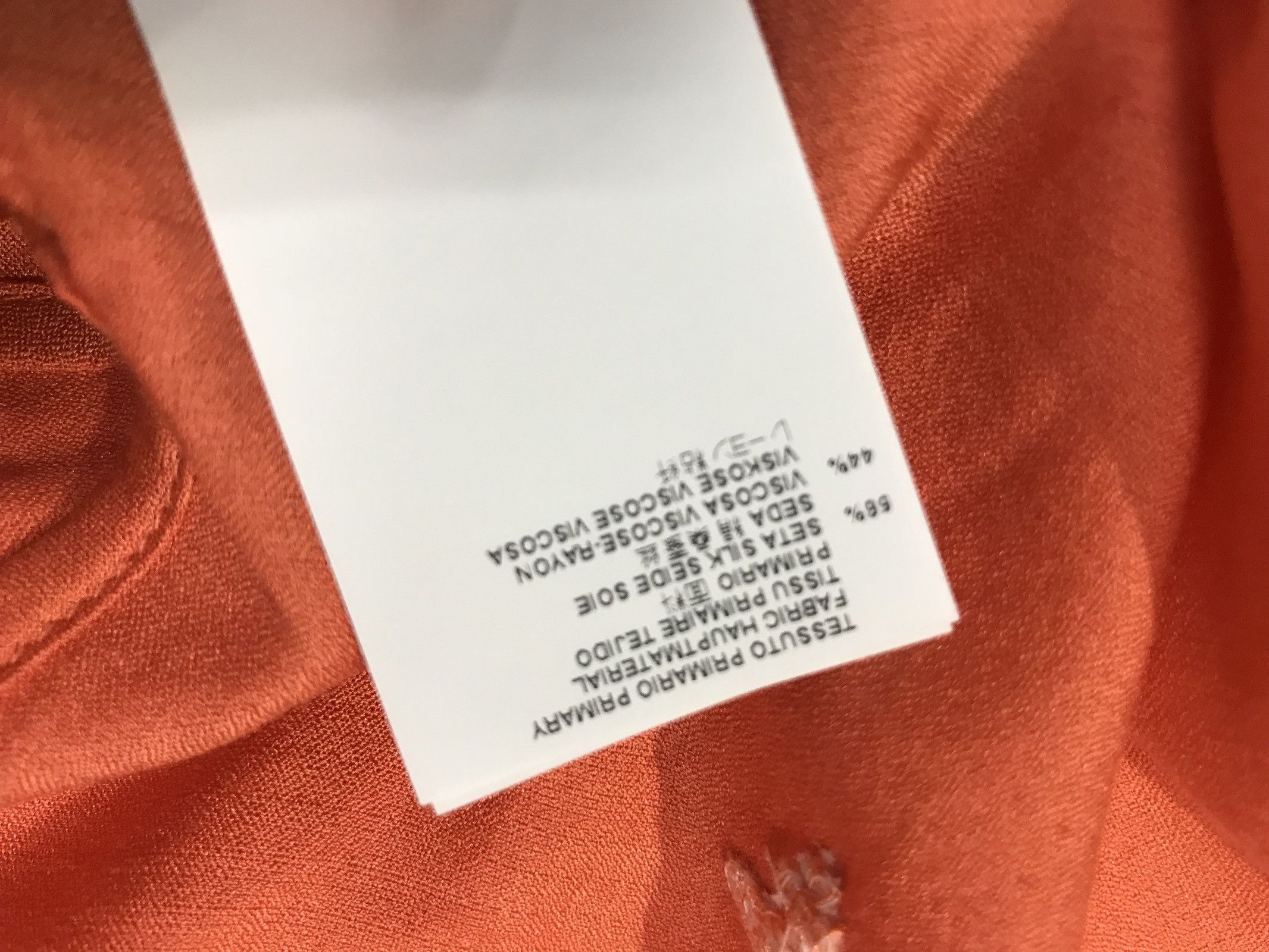 Vivienne Westwood Silk Blend Button Up In Orange Size US M / EU 48-50 / 2 - 12 Thumbnail