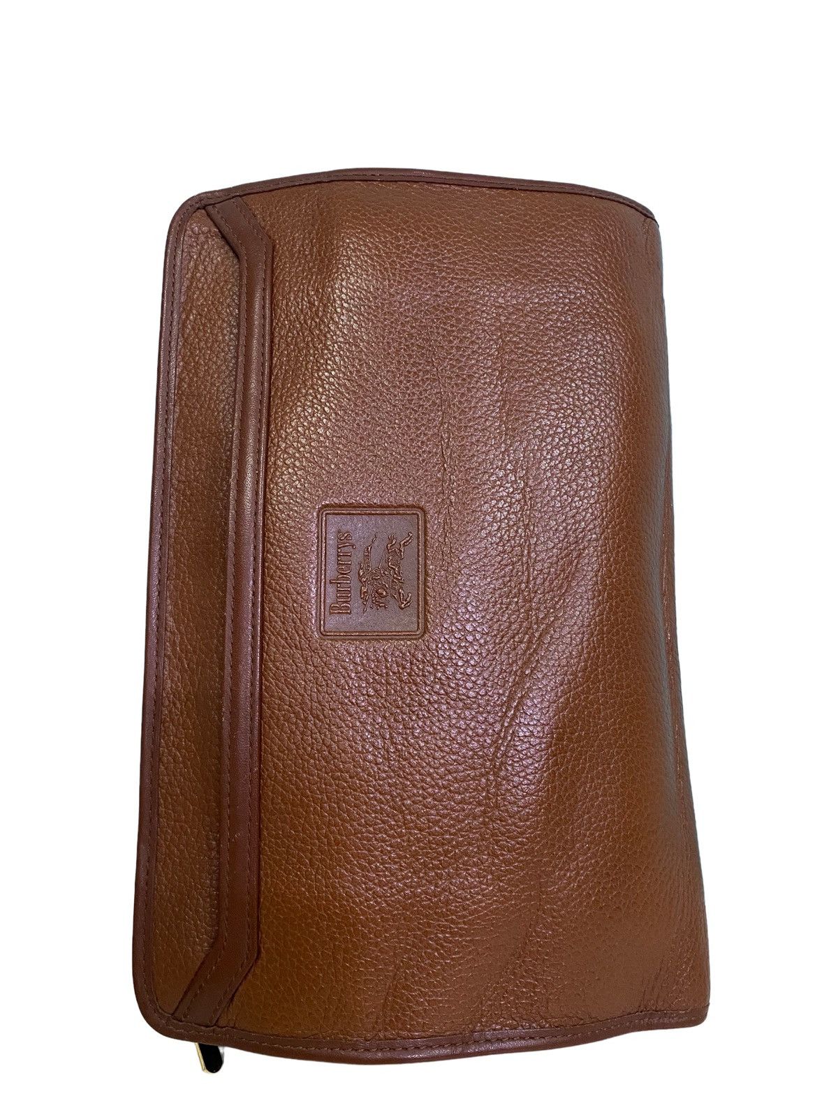 Burberry Prorsum × Vintage AUTHENTIC VINTAGE BURBERRYS LEATHER POUCH/CLUTCH BAG Size ONE SIZE - 4 Thumbnail