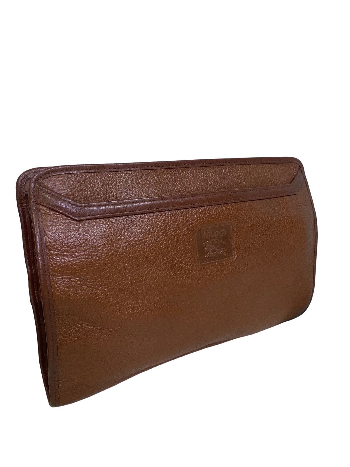 Burberry Prorsum × Vintage AUTHENTIC VINTAGE BURBERRYS LEATHER POUCH/CLUTCH BAG Size ONE SIZE - 3 Thumbnail