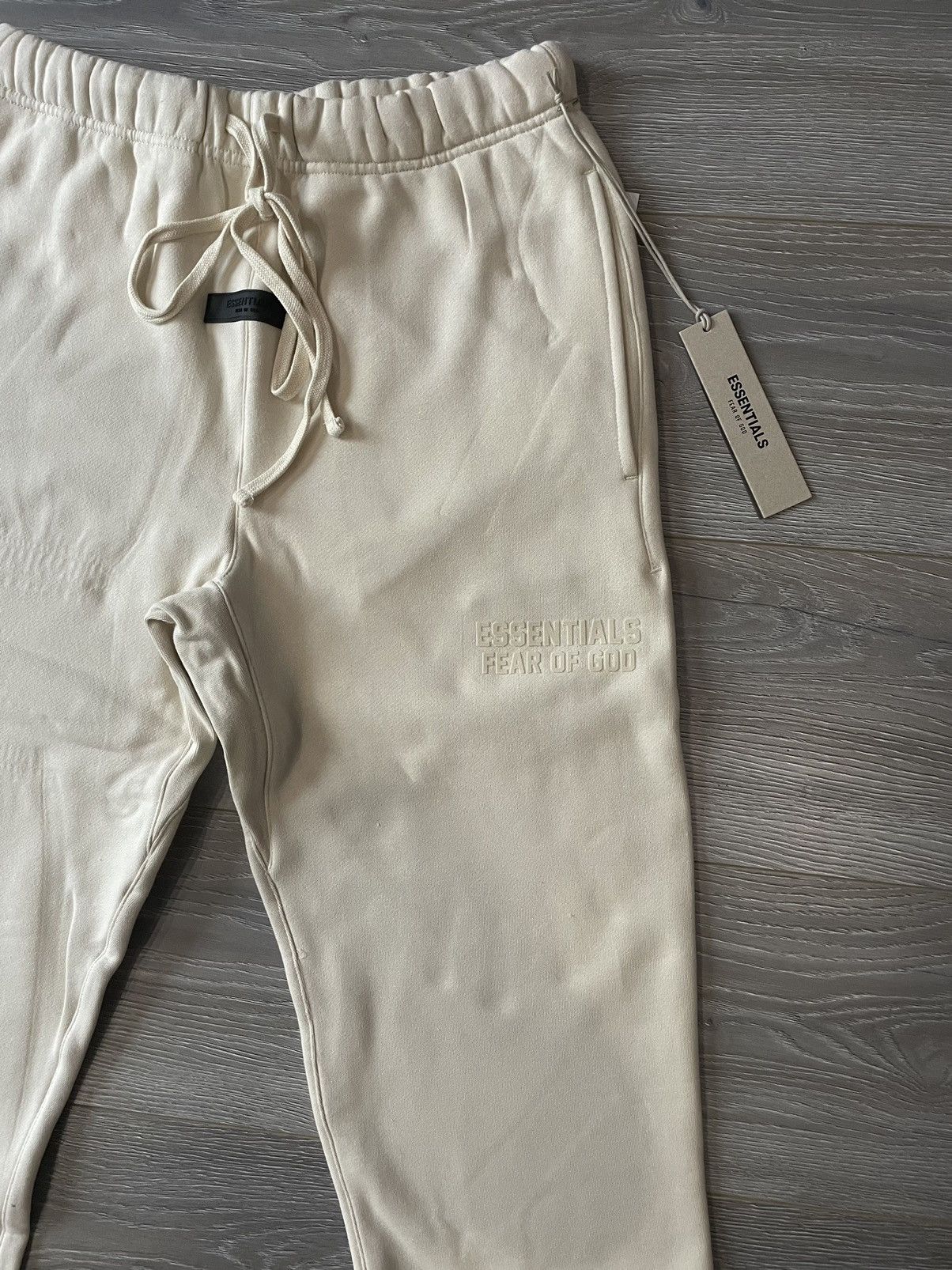 Essentials × FOG × Fear of God Fear of God Essentials Eggshell Hoodie and Sweatpants Size US XL / EU 56 / 4 - 4 Thumbnail