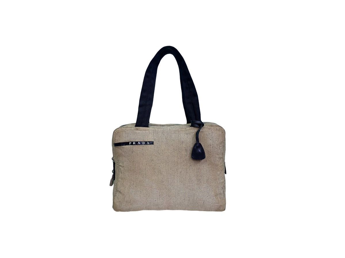AUTHENTIC VINTAGE PRADA CANVAS TOTE BAG