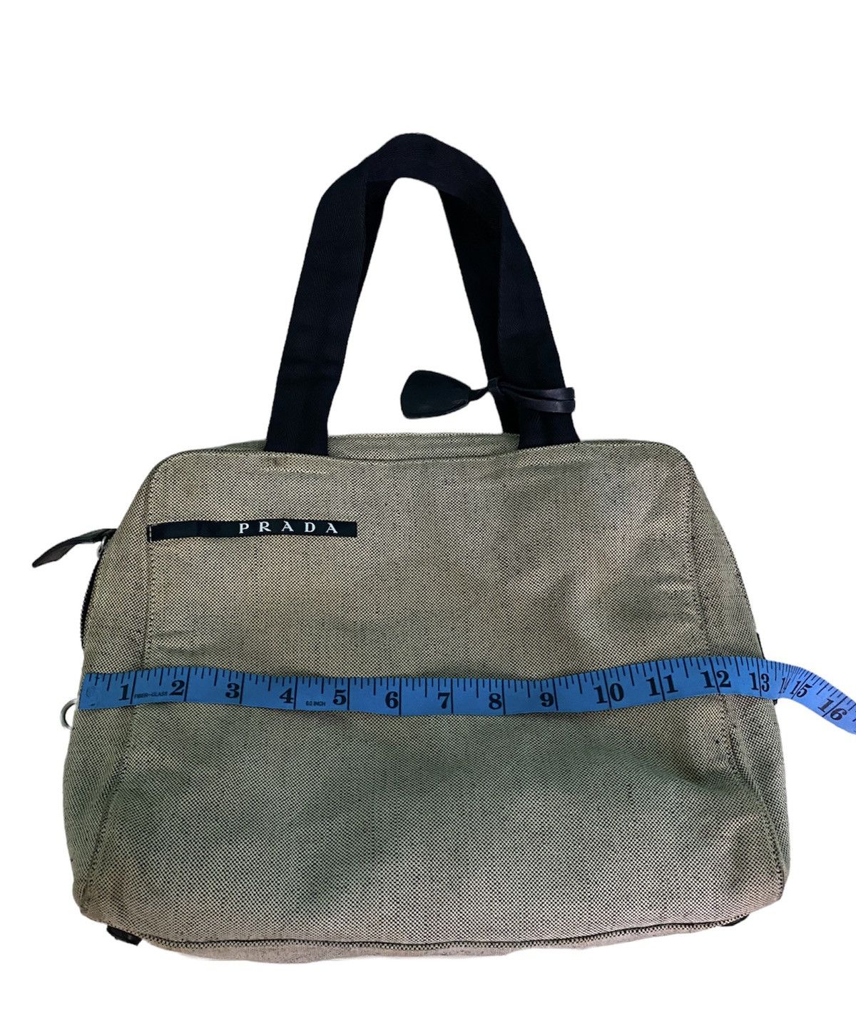 Prada AUTHENTIC VINTAGE PRADA CANVAS TOTE BAG Size ONE SIZE - 11 Thumbnail