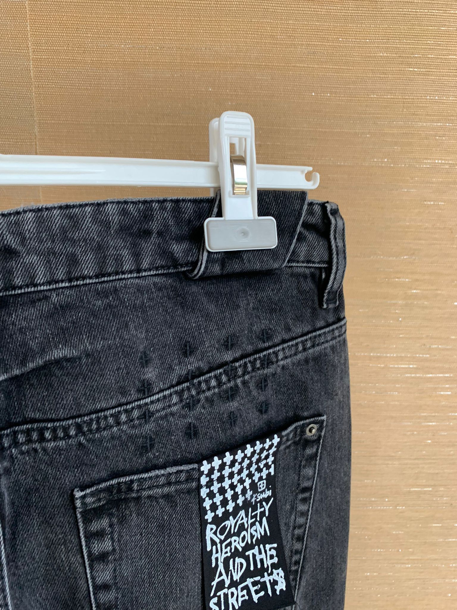 Ksubi Knee Slit Denim Size US 33 - 12 Thumbnail