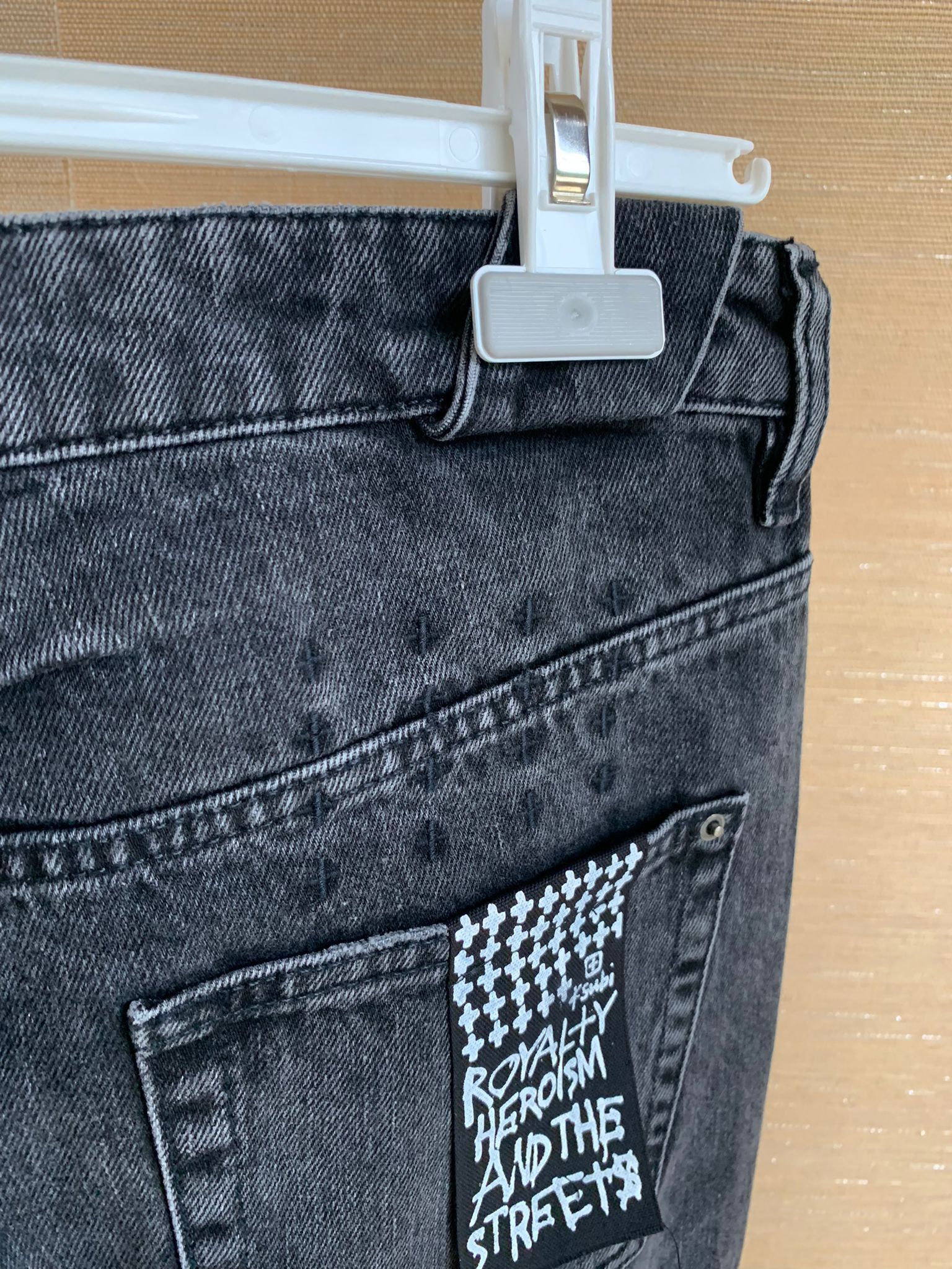 Ksubi Knee Slit Denim Size US 33 - 11 Thumbnail
