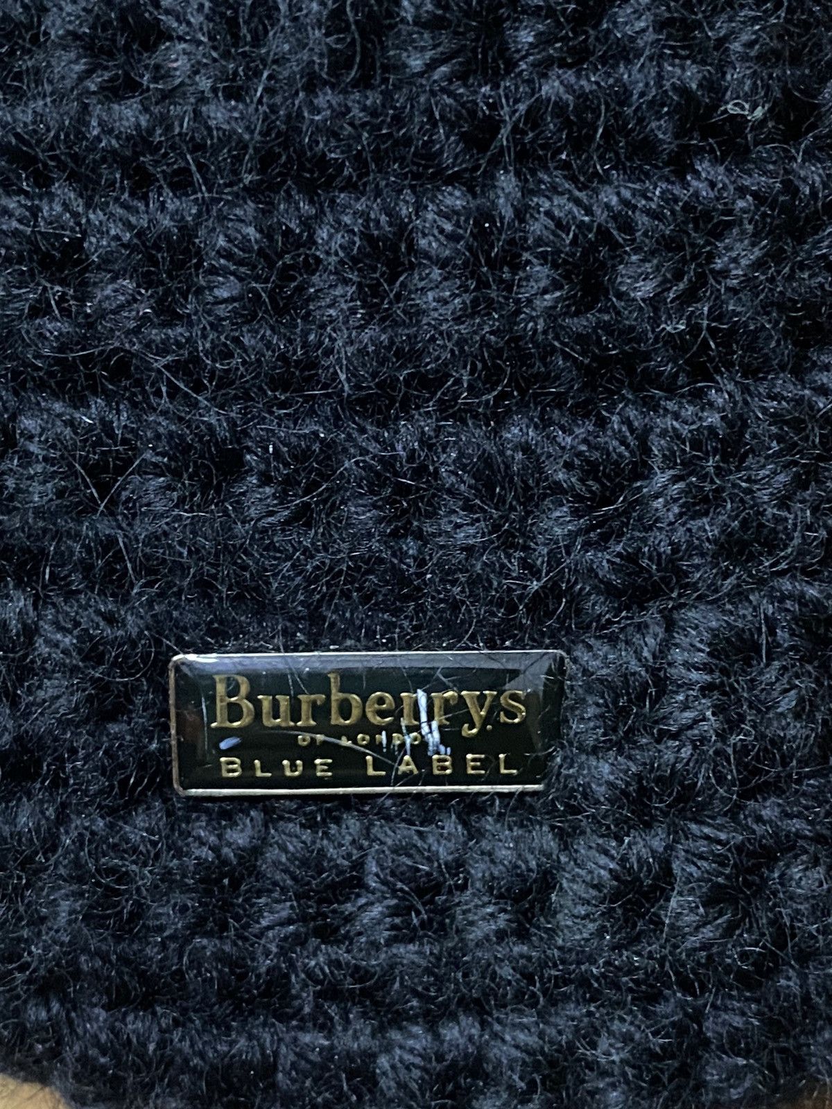 Burberry AUTHENTIC BURBERRY BLACK CROCHET SHOULDER BAG Size ONE SIZE - 6 Thumbnail