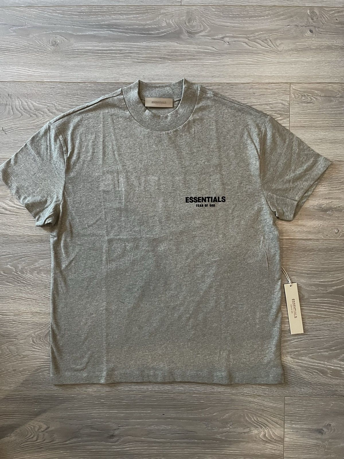 Essentials × FOG × Fear of God Fear of God Essentials Dark Oatmeal T-Shirt Size US XL / EU 56 / 4 - 1 Thumbnail