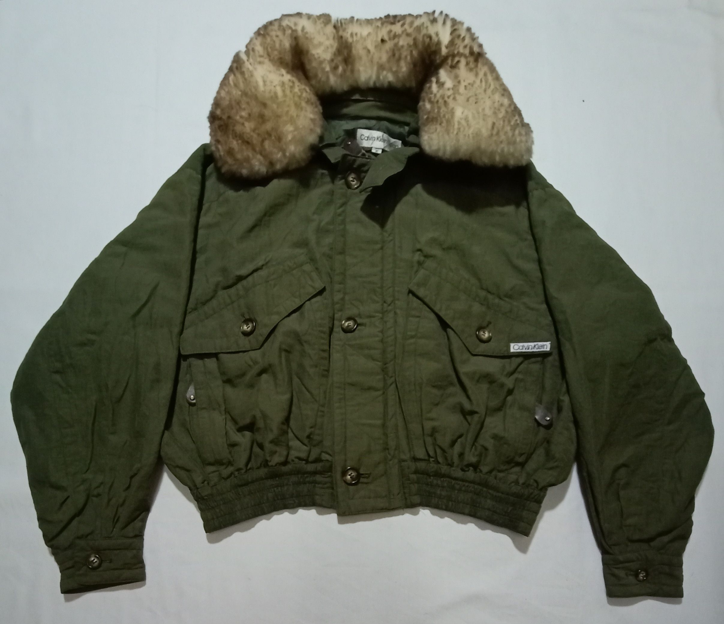 Calvin Klein Calvin Klein Jacket With Detachable Fur Very Rare Size M / US 6-8 / IT 42-44 - 1 Thumbnail
