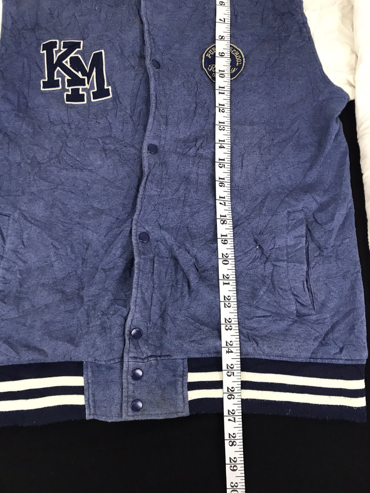 Vintage Kriff Mayer Varsity Jacket Rugby Wear Snap Button Art Size US M / EU 48-50 / 2 - 9 Thumbnail