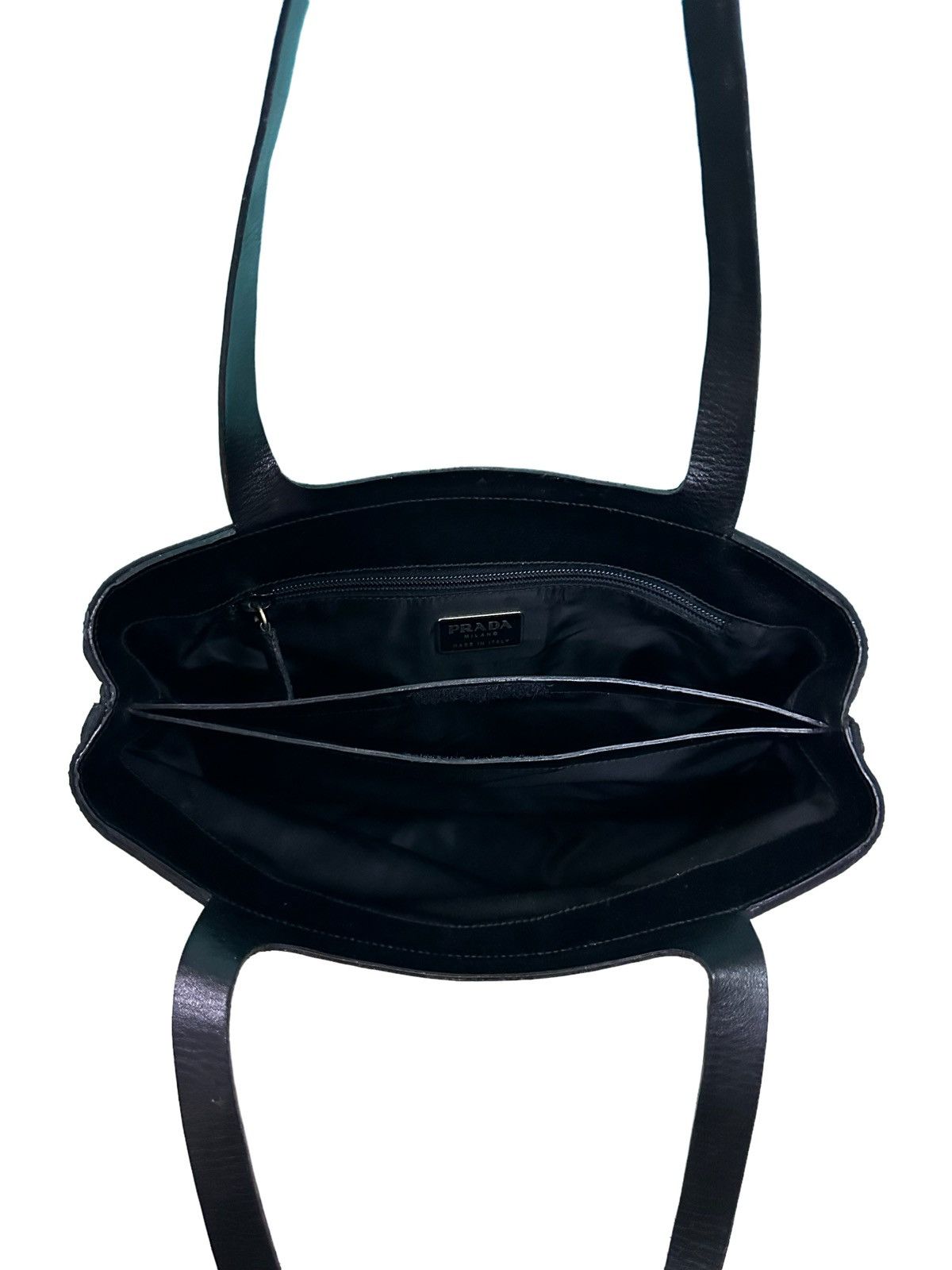 Prada RARE VINTAGE PRADA BLACK TOTE BAG Size ONE SIZE - 7 Thumbnail