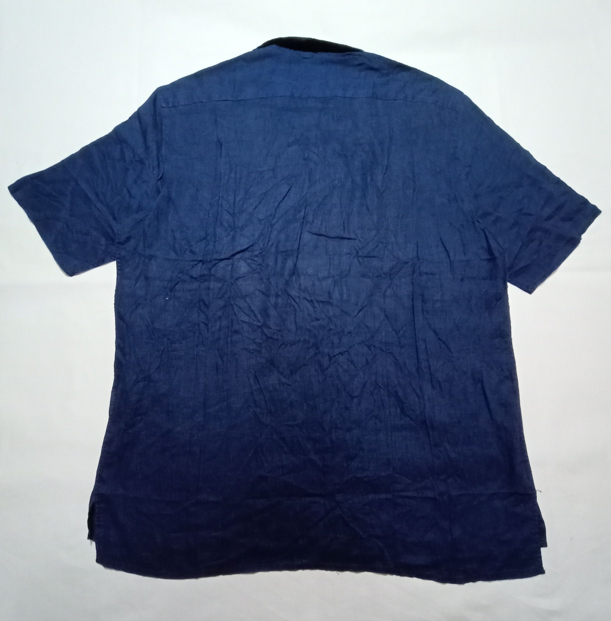 Calvin Klein Branded Button Up Shirt Calvin Klein Navy Blue Size US L / EU 52-54 / 3 - 4 Thumbnail