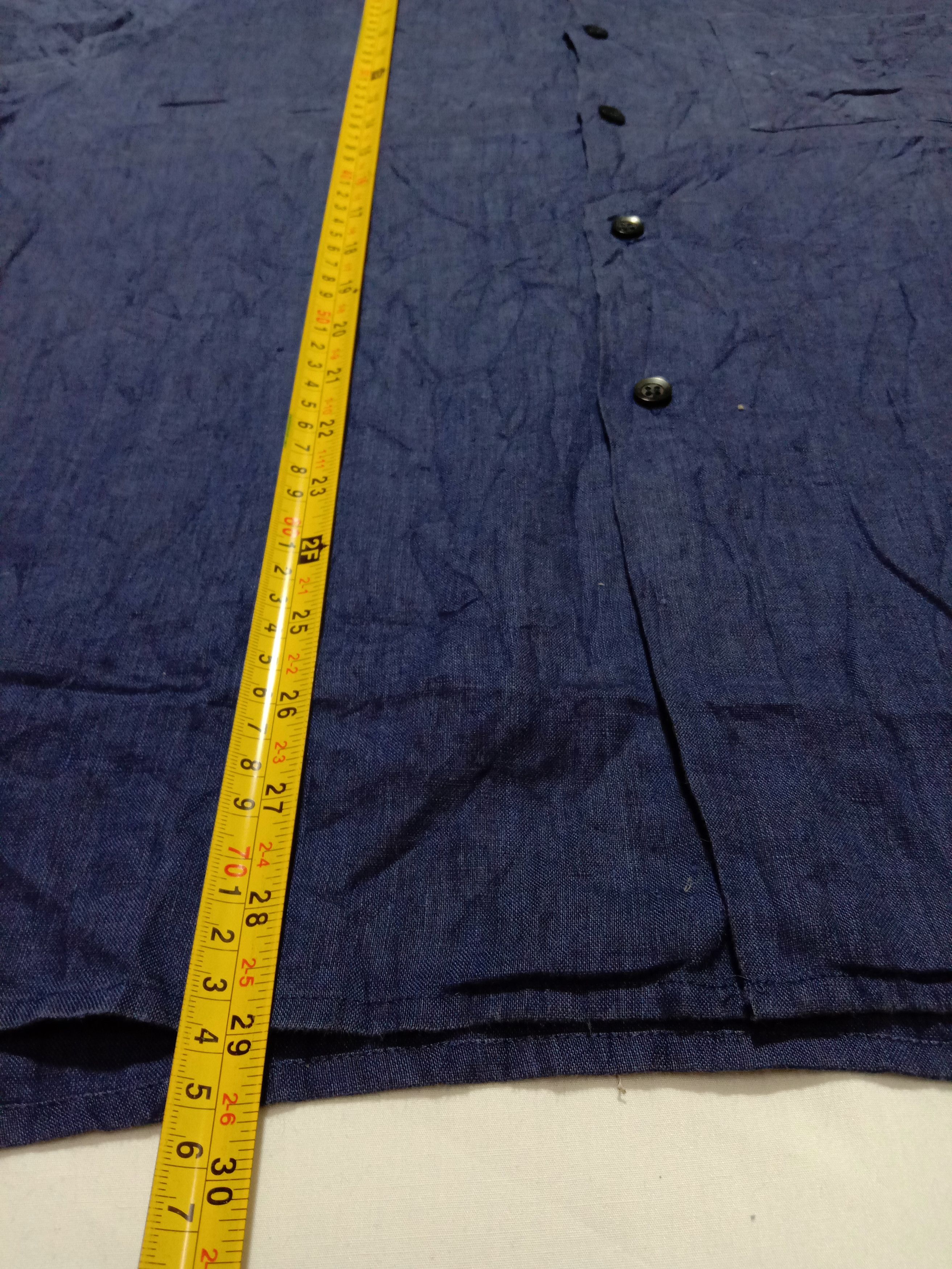 Calvin Klein Branded Button Up Shirt Calvin Klein Navy Blue Size US L / EU 52-54 / 3 - 6 Thumbnail