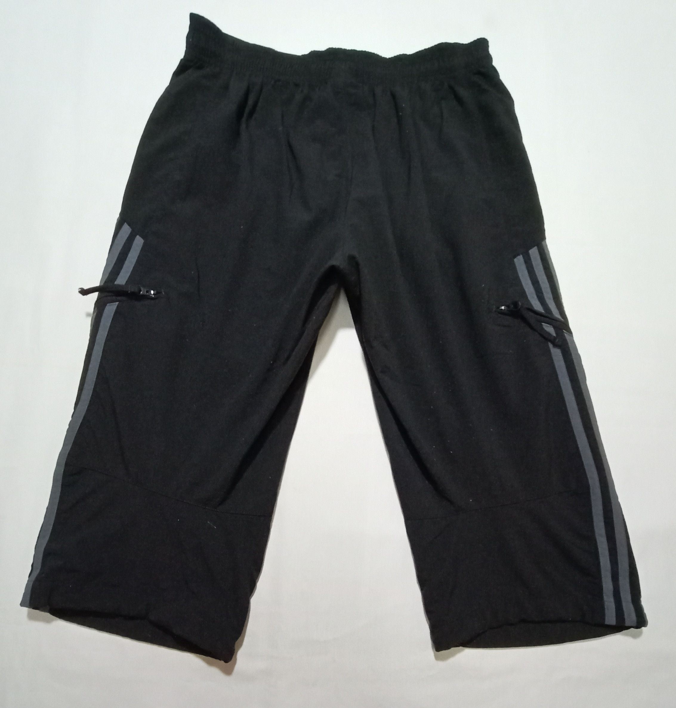 Adidas Adidas Bottom Track 3q Pants Black Color Size US 29 - 2 Thumbnail