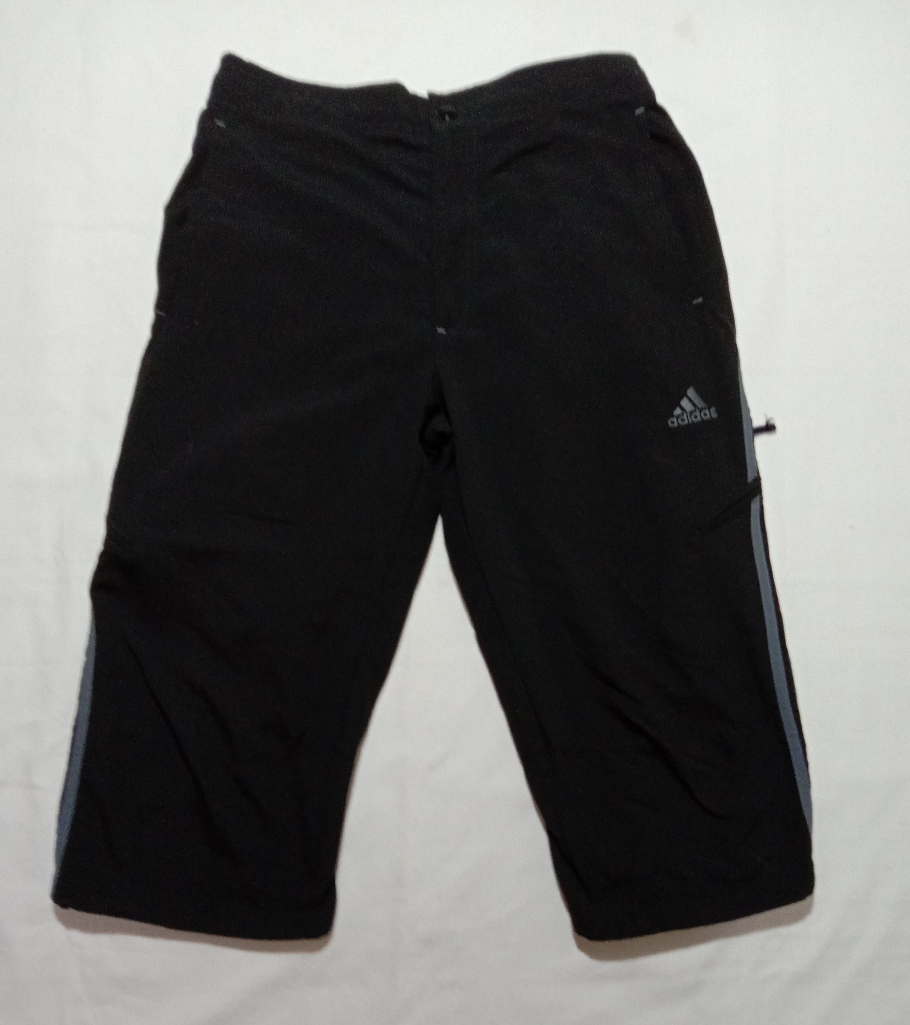 Adidas Adidas Bottom Track 3q Pants Black Color Size US 29 - 1 Thumbnail