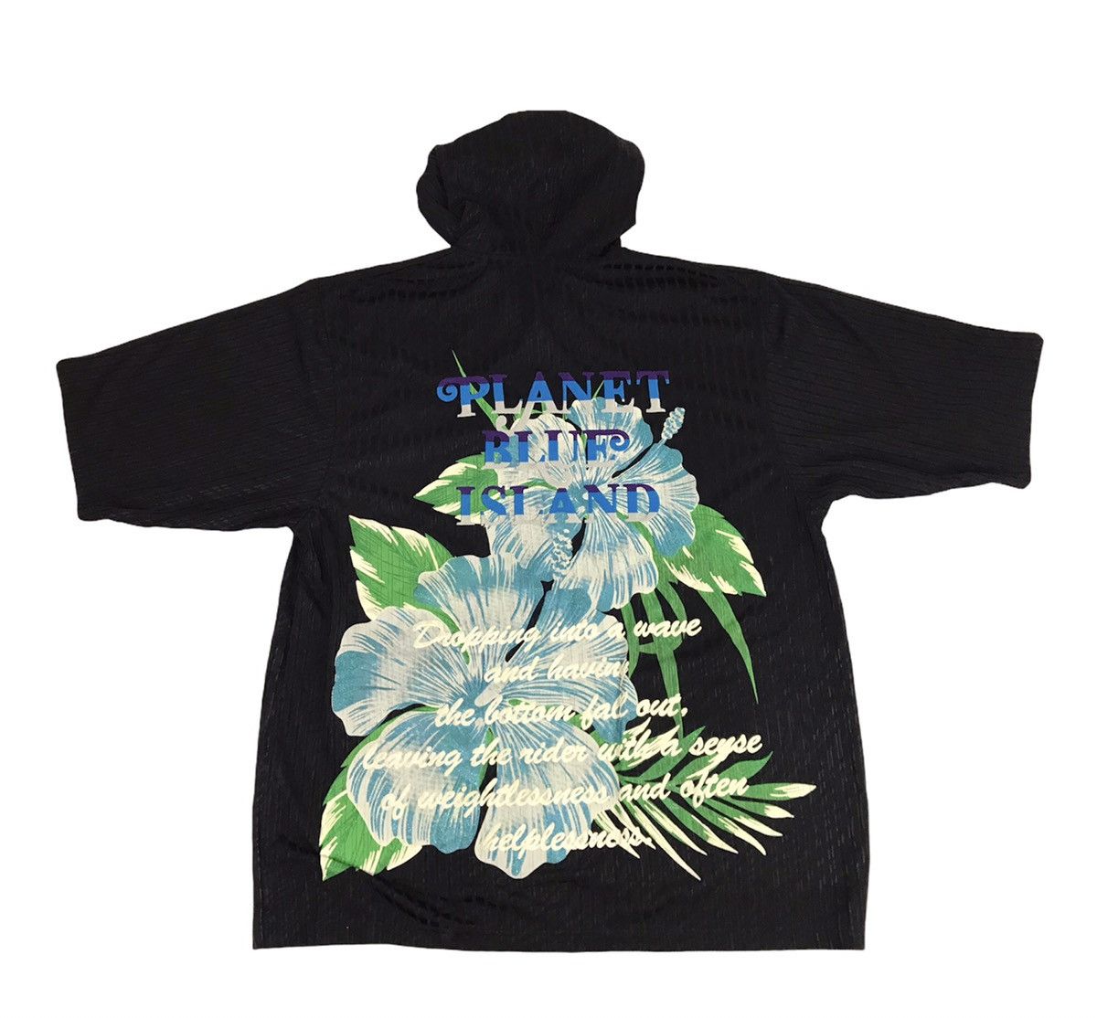 Free Planet Planet Blue Island Sweatshirt Hoodie Printed Spell Out Size US L / EU 52-54 / 3 - 1 Thumbnail