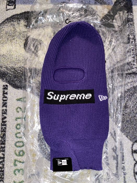 Supreme Supreme New Era Box Logo Balaclava (FW22) Purple | Grailed