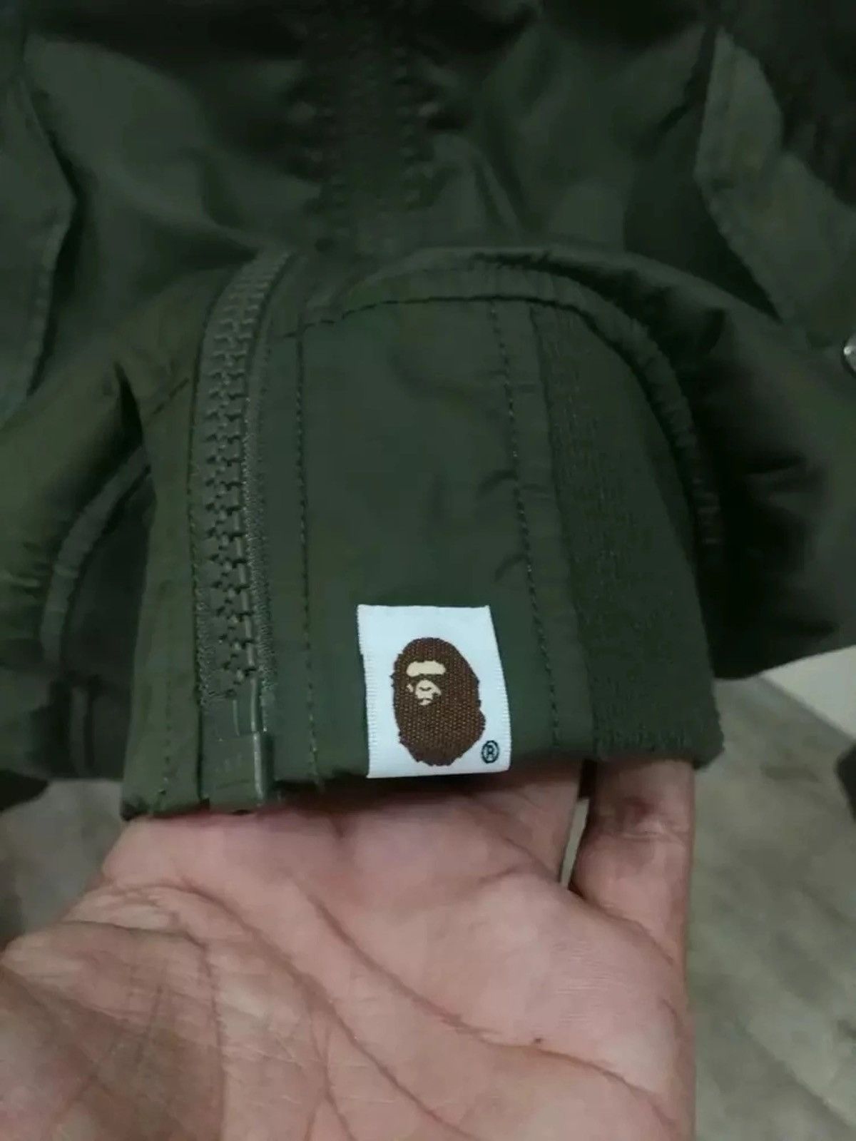 Bape A Bathing Ape bape jacket spellout logo bape bomber jacket Size US S / EU 44-46 / 1 - 9 Thumbnail
