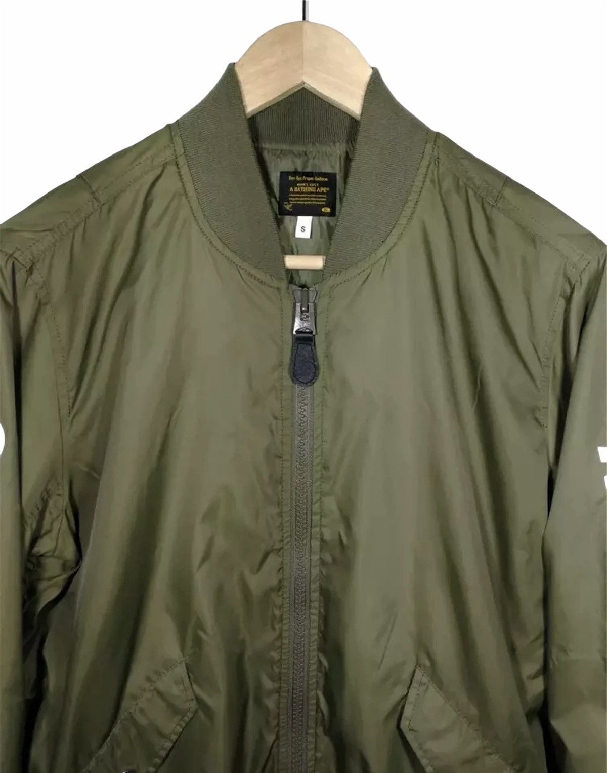 Bape A Bathing Ape bape jacket spellout logo bape bomber jacket Size US S / EU 44-46 / 1 - 4 Thumbnail