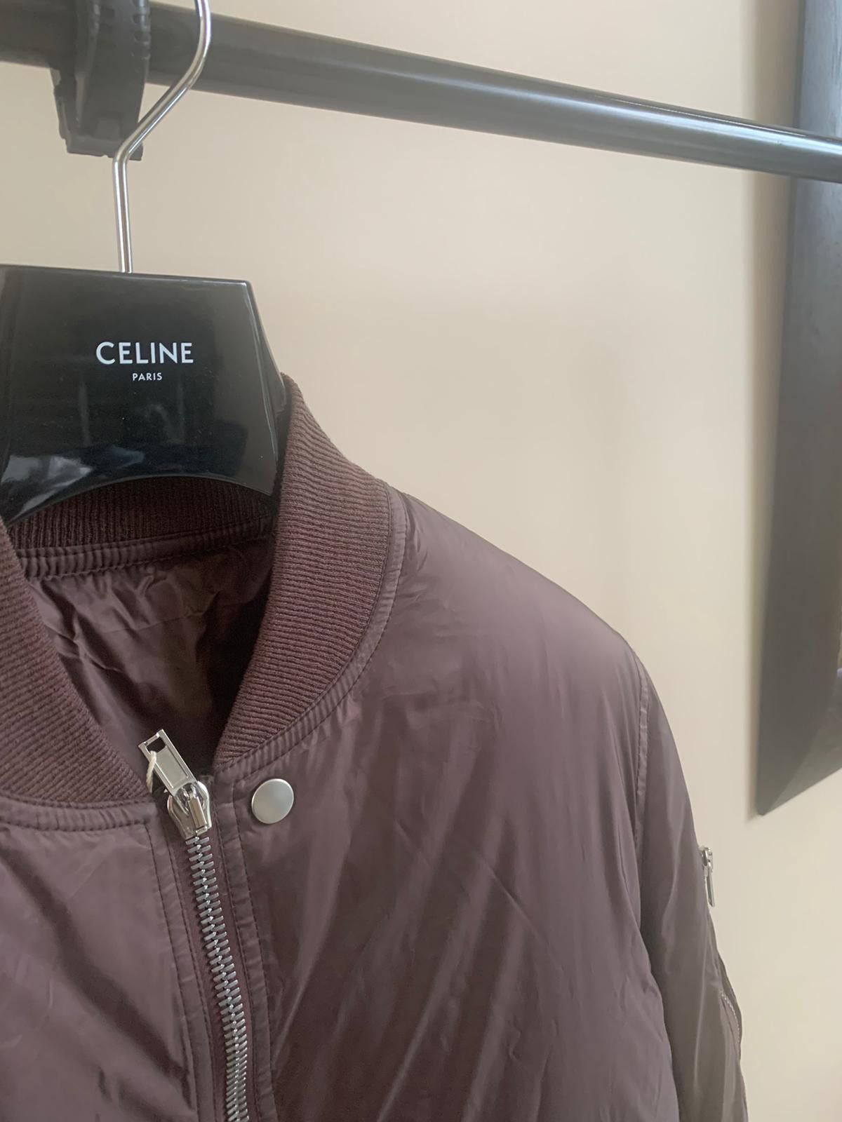 Rick Owens Sashed Flight Bomber in Raisin Size US M / EU 48-50 / 2 - 5 Thumbnail