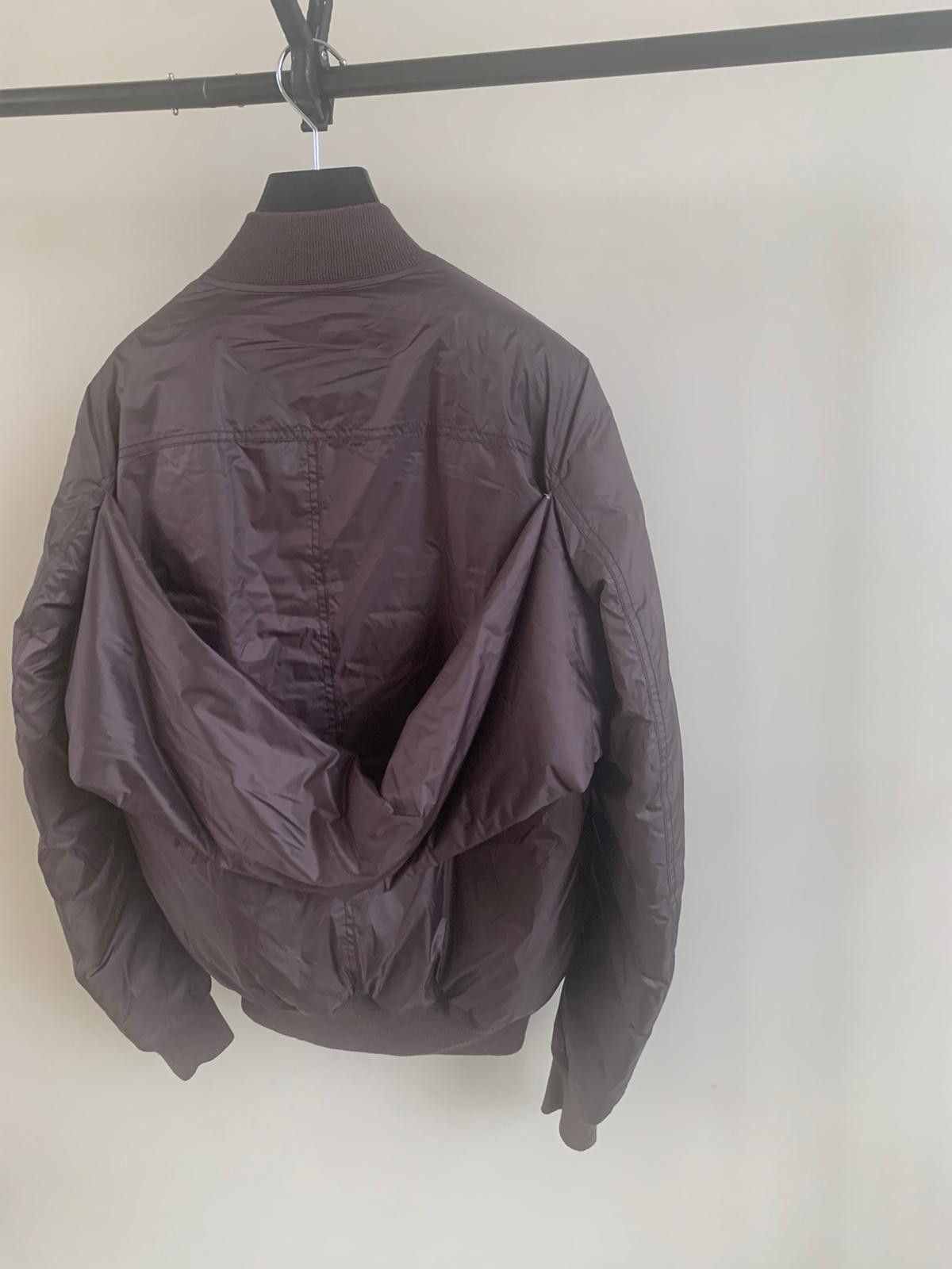 Rick Owens Sashed Flight Bomber in Raisin Size US M / EU 48-50 / 2 - 14 Thumbnail