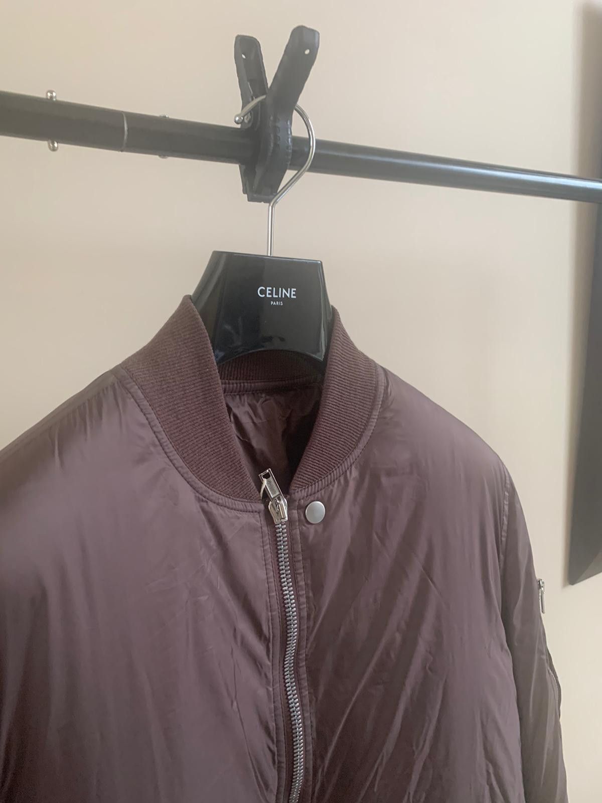 Rick Owens Sashed Flight Bomber in Raisin Size US M / EU 48-50 / 2 - 7 Thumbnail