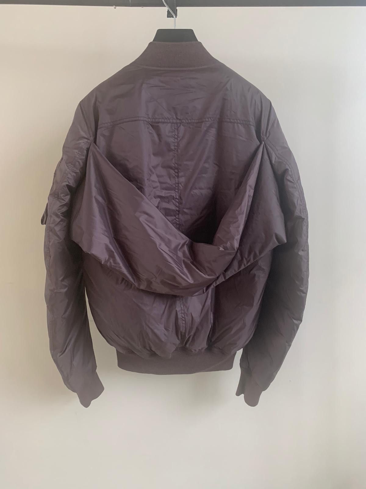 Rick Owens Sashed Flight Bomber in Raisin Size US M / EU 48-50 / 2 - 15 Thumbnail