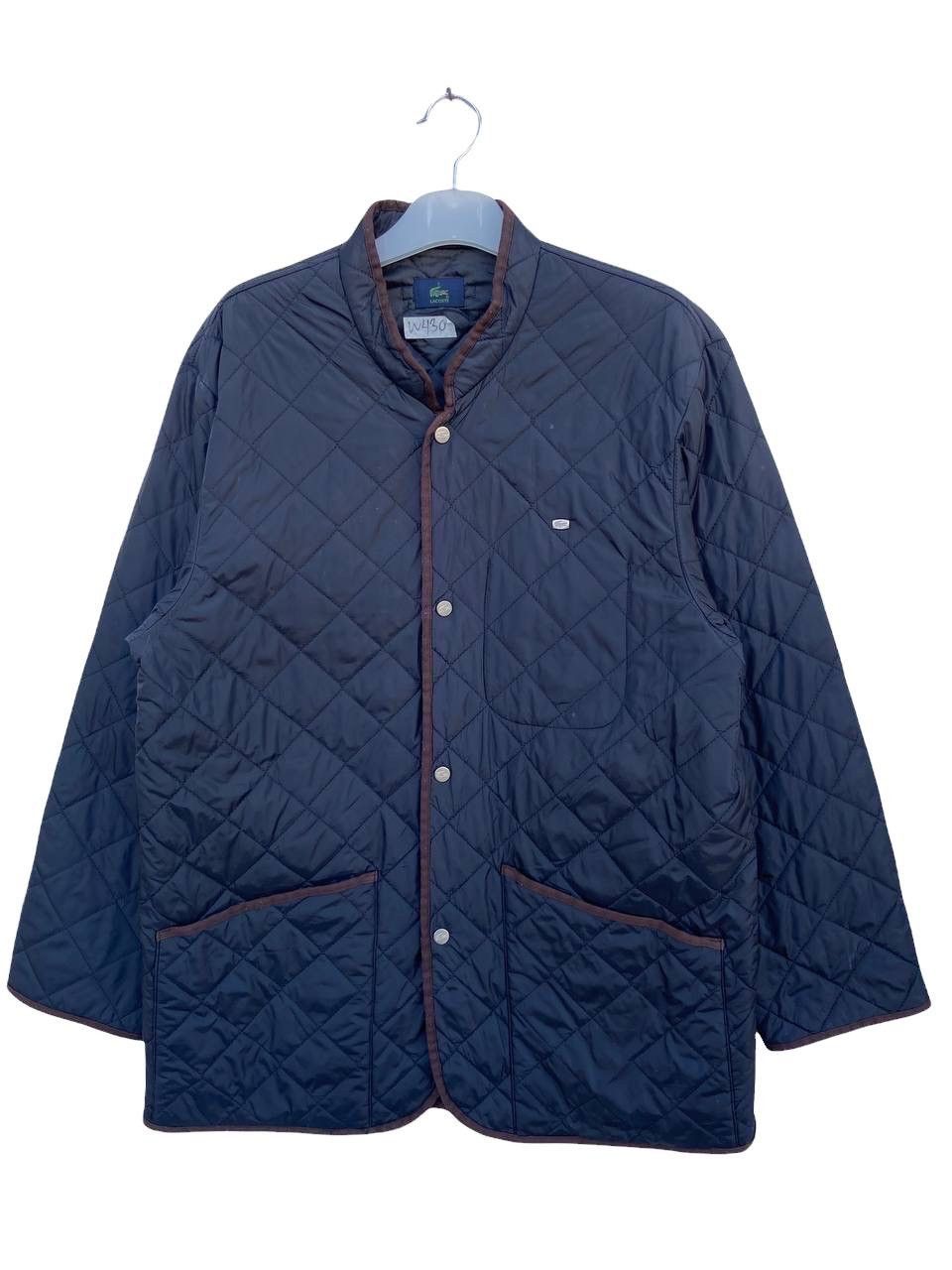 image of Lacoste Quilted Jacket in Dark Blue, Men's (Size XL)