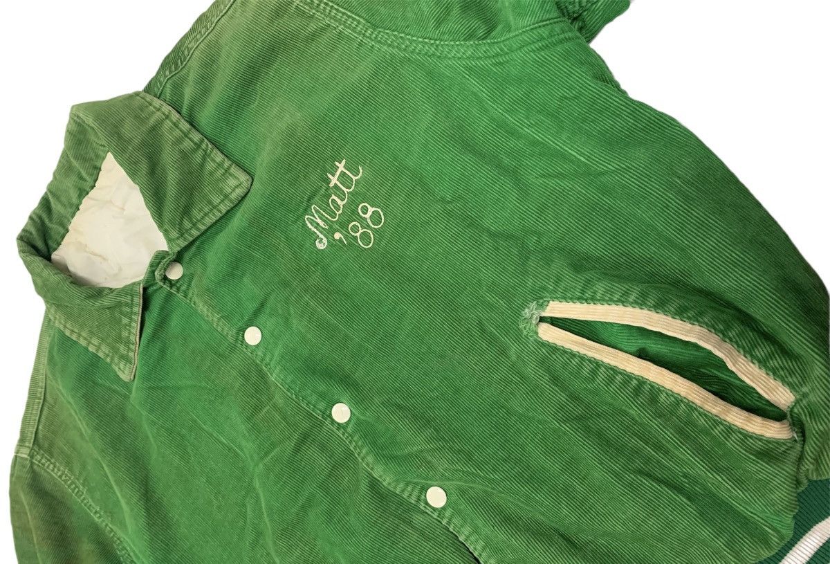 Vintage Vintage 70s Camden Catholic Corduroy Bomber Jacket Size US L / EU 52-54 / 3 - 4 Thumbnail