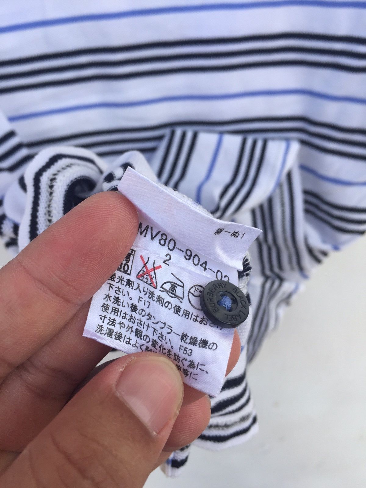 Burberry Burberry Polo Stripe Size US S / EU 44-46 / 1 - 6 Thumbnail