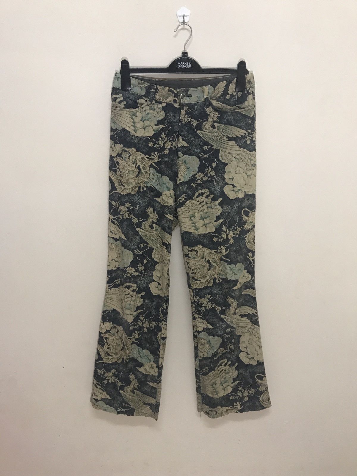 Japanese Brand OVER PRINT PANTS DESIGN YAKUZA JAPANESE STYLE Size US 31 - 1 Thumbnail