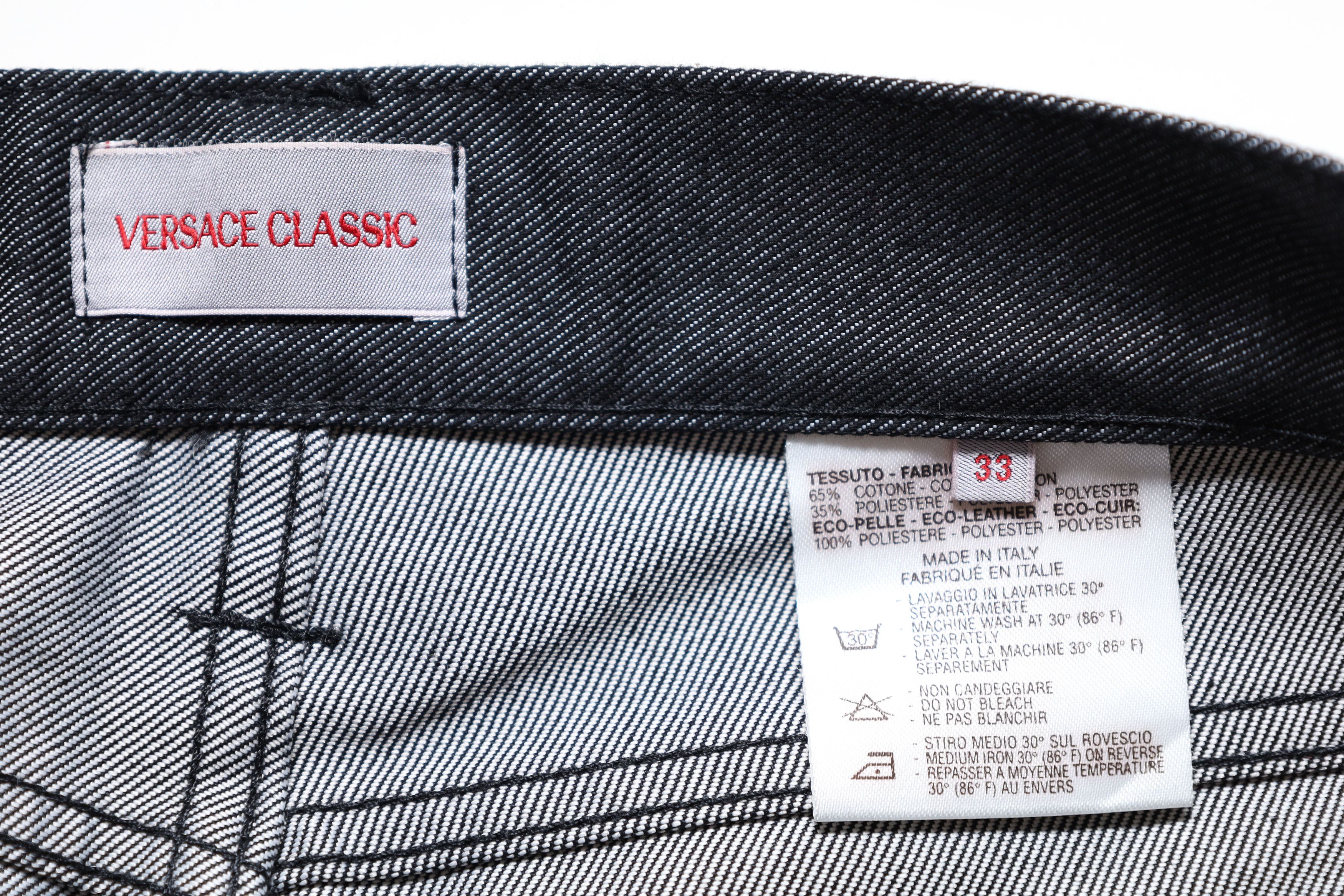 Versace Very Rare Versace Classic Two Tone Jeans 33 Vintage Size US 33 - 11 Thumbnail