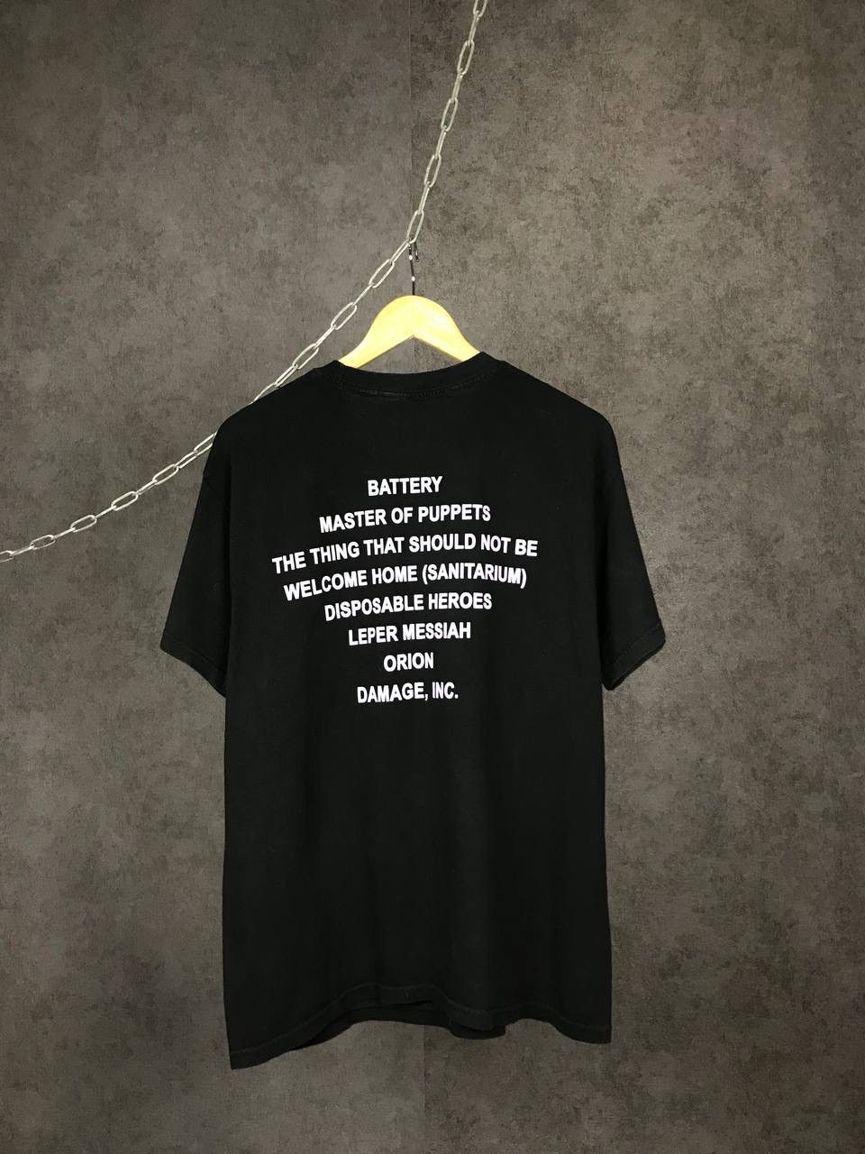 Band Tees × Metallica Metallica vintage rock band overprinted tee Size US L / EU 52-54 / 3 - 4 Thumbnail