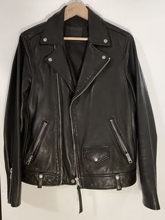 Kory Asymmetrical Zip Leather jacket