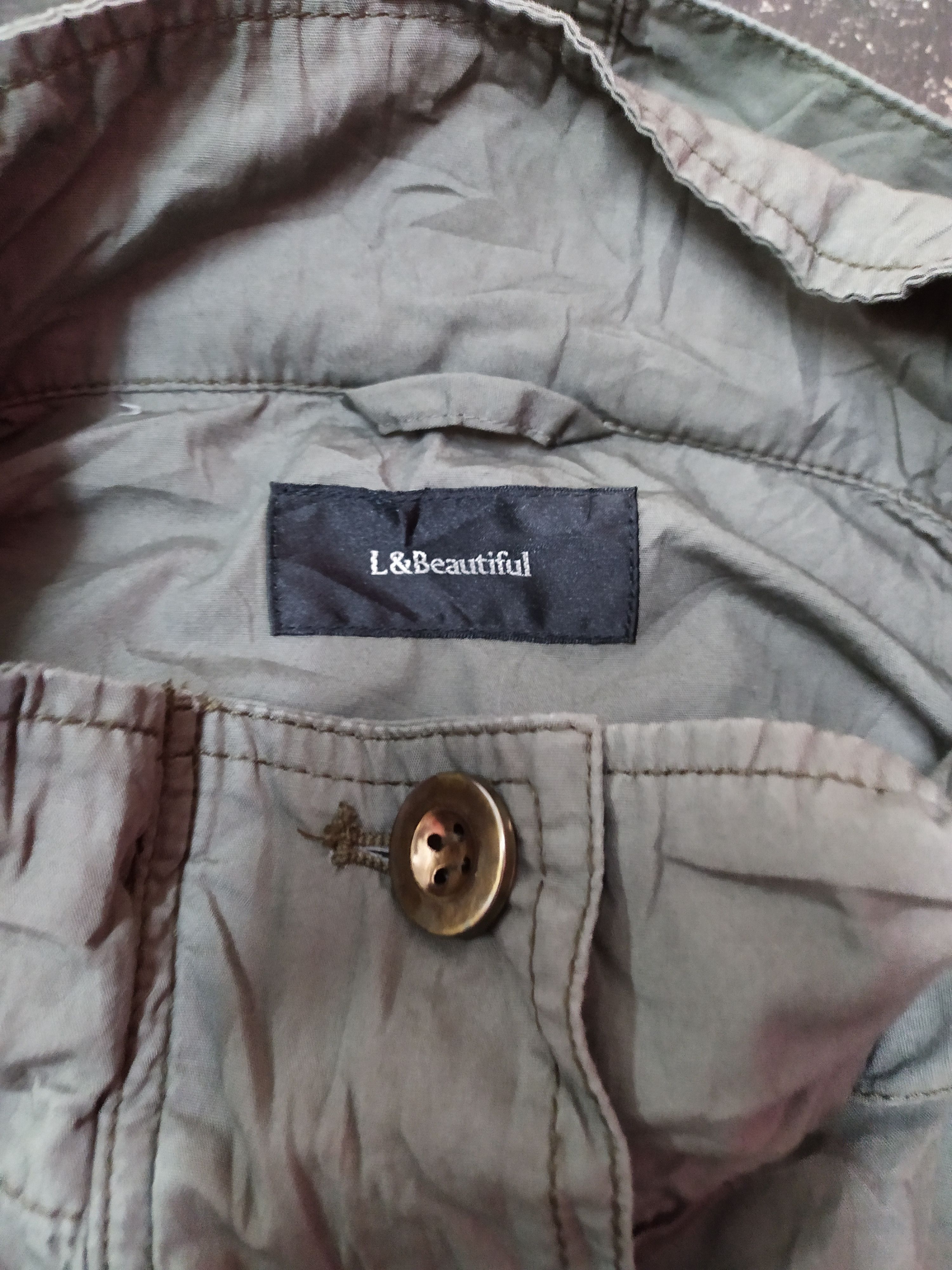 Japanese Brand × Vintage L & Beautiful TRENCH COAT HOODIE Size US M / EU 48-50 / 2 - 7 Thumbnail