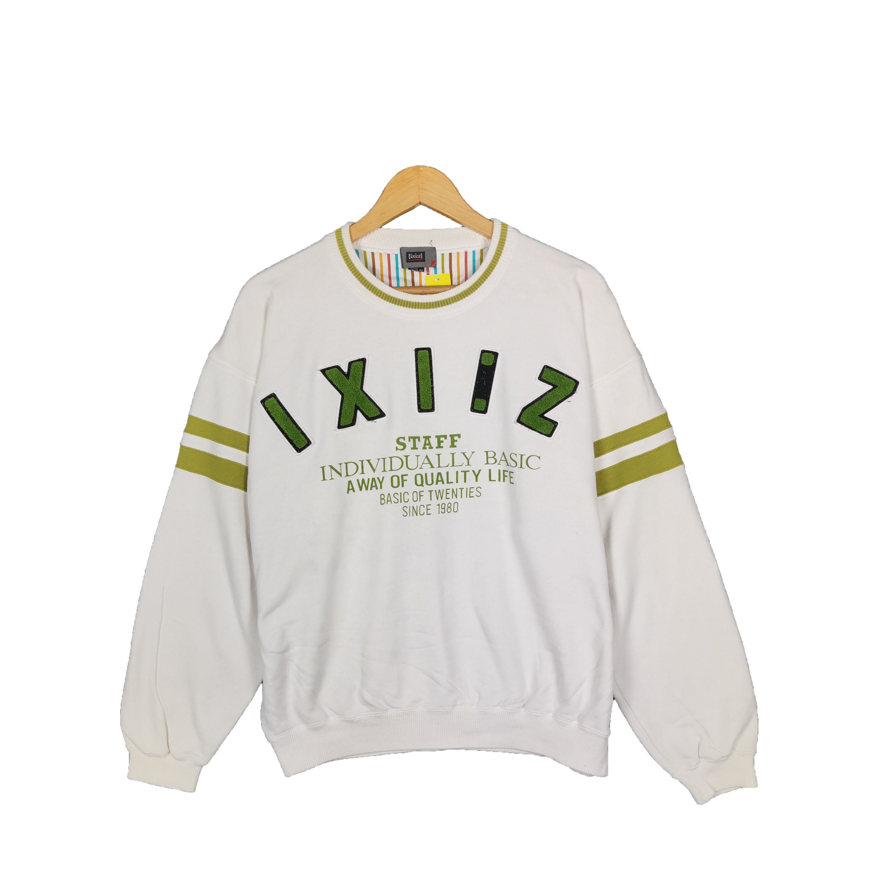 Japanese Brand × Vintage Vintage IXIZ Sweatshirt Carpet Logo Crewneck Sweater Size US M / EU 48-50 / 2 - 1 Thumbnail