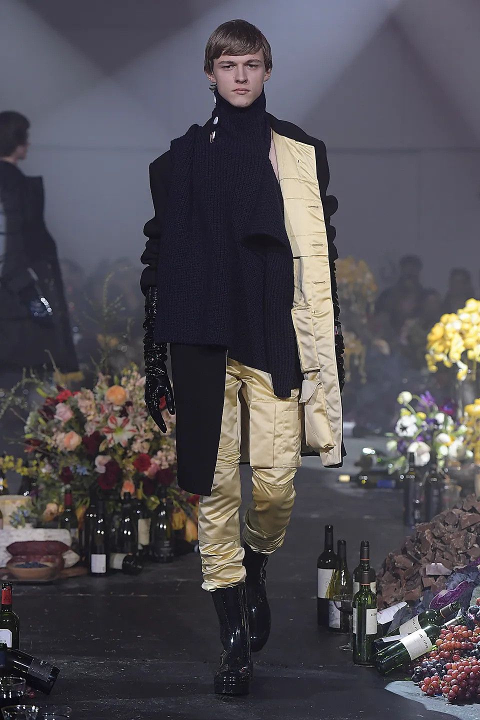 Raf Simons AW18 RUNWAY SLIM SPACE PANTS Size US 34 / EU 50 - 7 Thumbnail