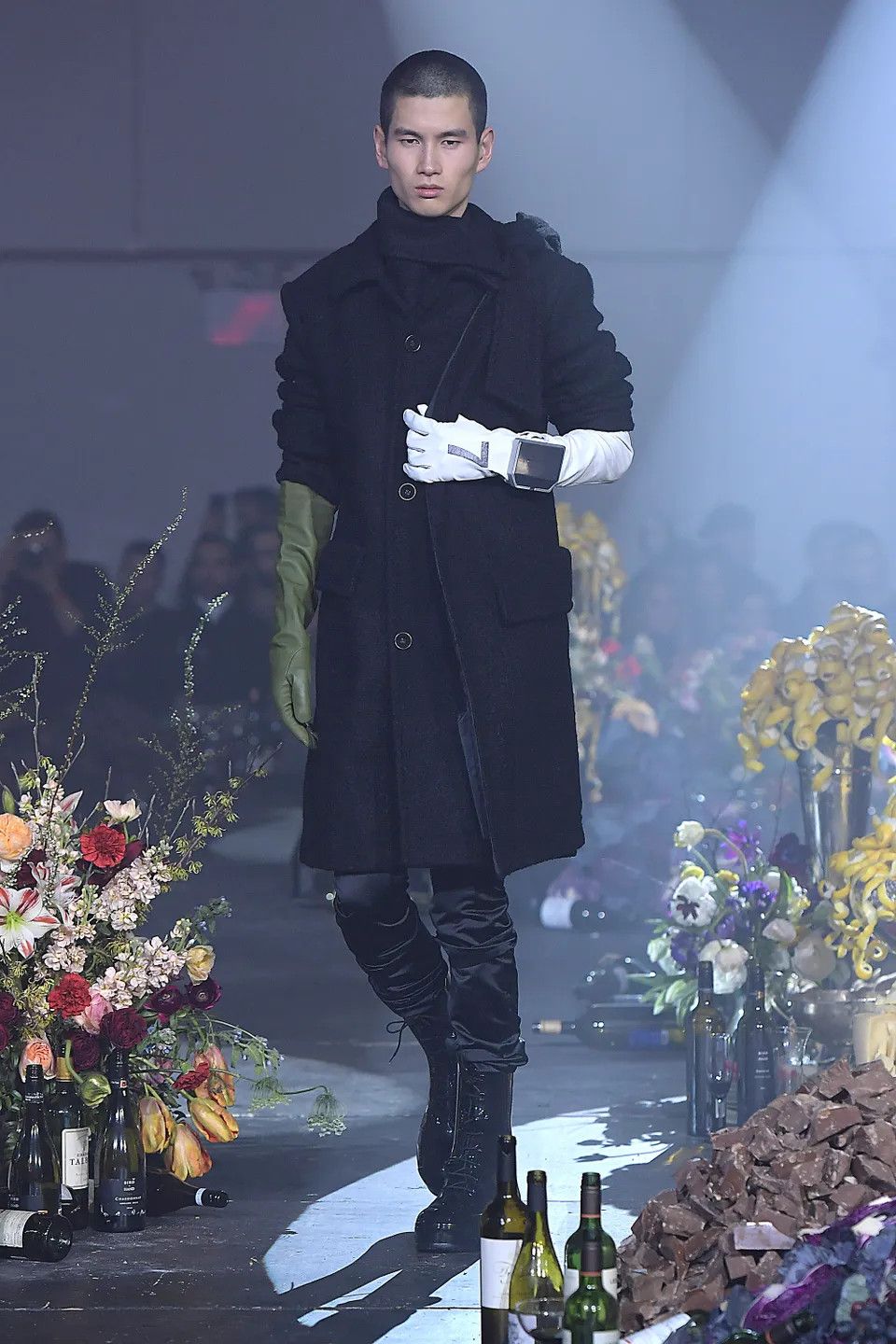 Raf Simons AW18 RUNWAY SLIM SPACE PANTS Size US 34 / EU 50 - 1 Thumbnail