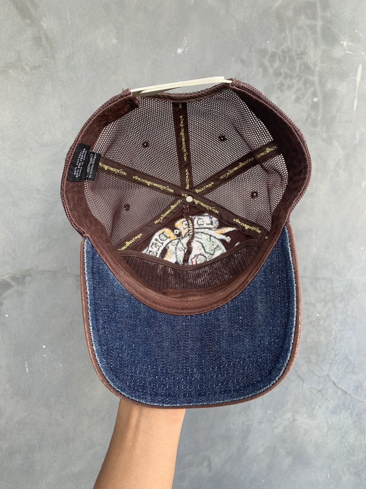 Christian Audigier Ed Hardy by Christian Audigier Love Dies Hard Trucker hats Size ONE SIZE - 3 Thumbnail