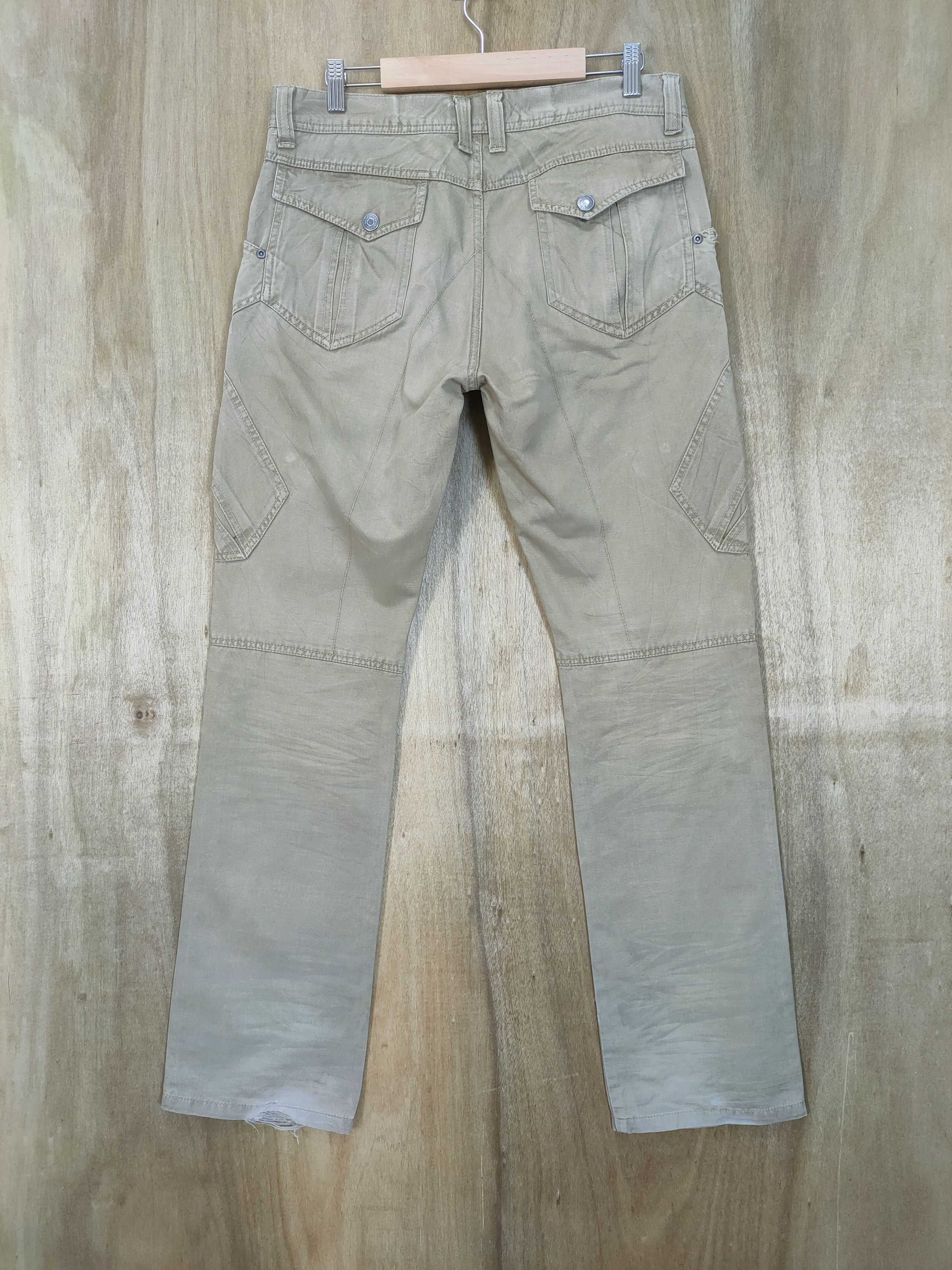 In The Attic VINTAGE IN THE ATTIC BROWN CARGO PANTS Size US 32 / EU 48 - 8 Thumbnail