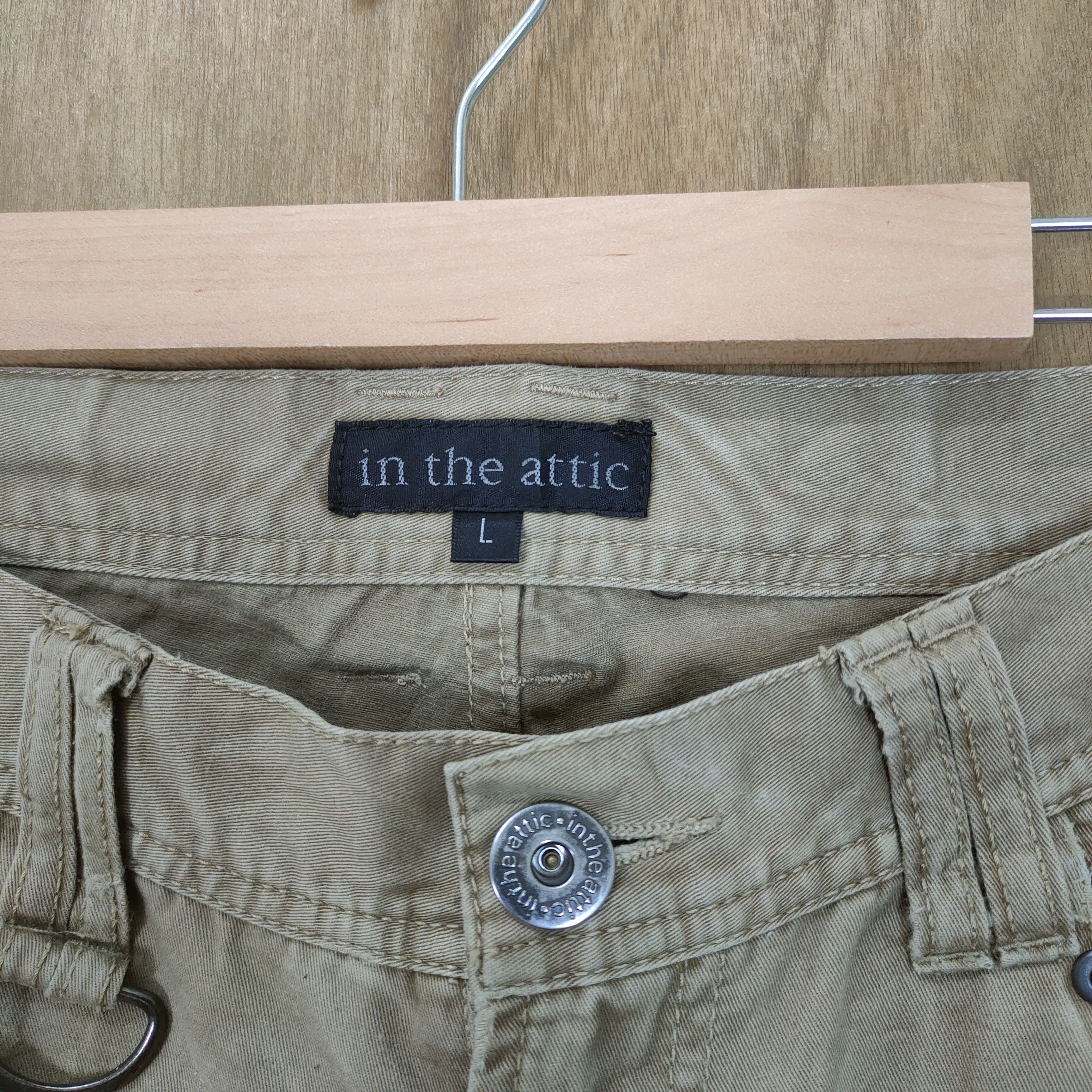 In The Attic VINTAGE IN THE ATTIC BROWN CARGO PANTS Size US 32 / EU 48 - 6 Thumbnail